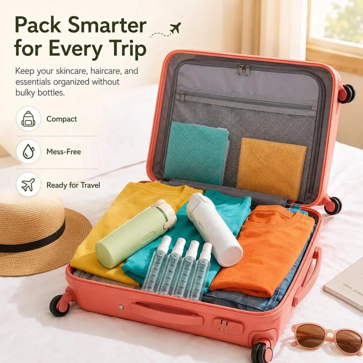 VersaBottle – Multi-Compartment Travel Dispenser