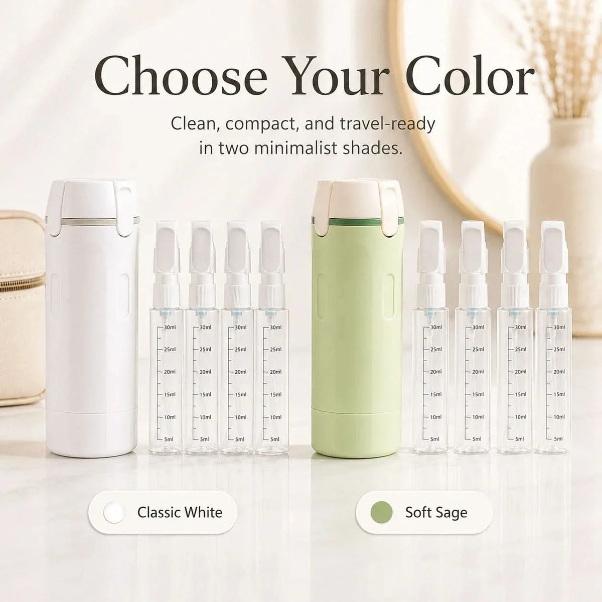 VersaBottle – Multi-Compartment Travel Dispenser
