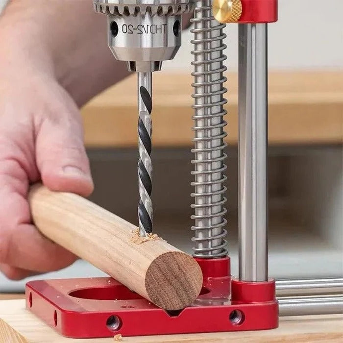 Precision Drill Guide | Adjustable Locator for Effortless Woodworking
