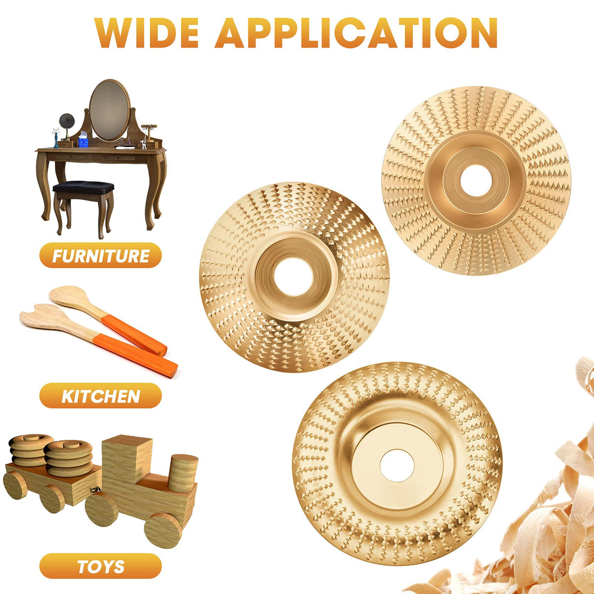 Durable Carbide Grinding Disc for Precision Woodworking