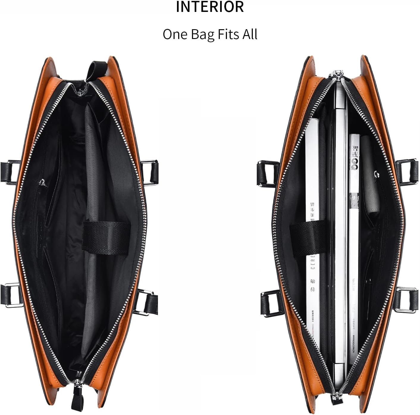 Executive Leather Laptop Case | Smart Organization for Professionals
