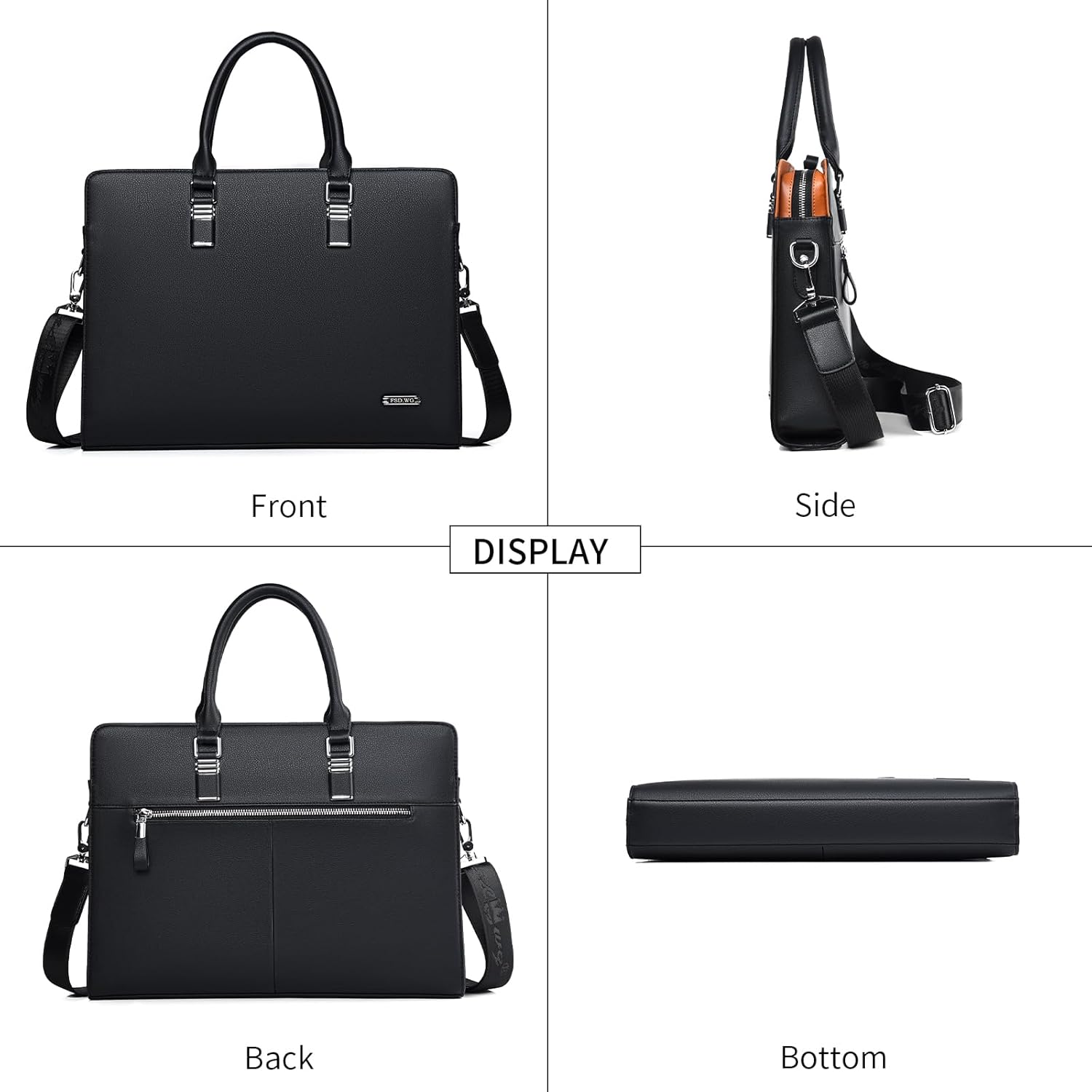 Executive Leather Laptop Case | Smart Organization for Professionals