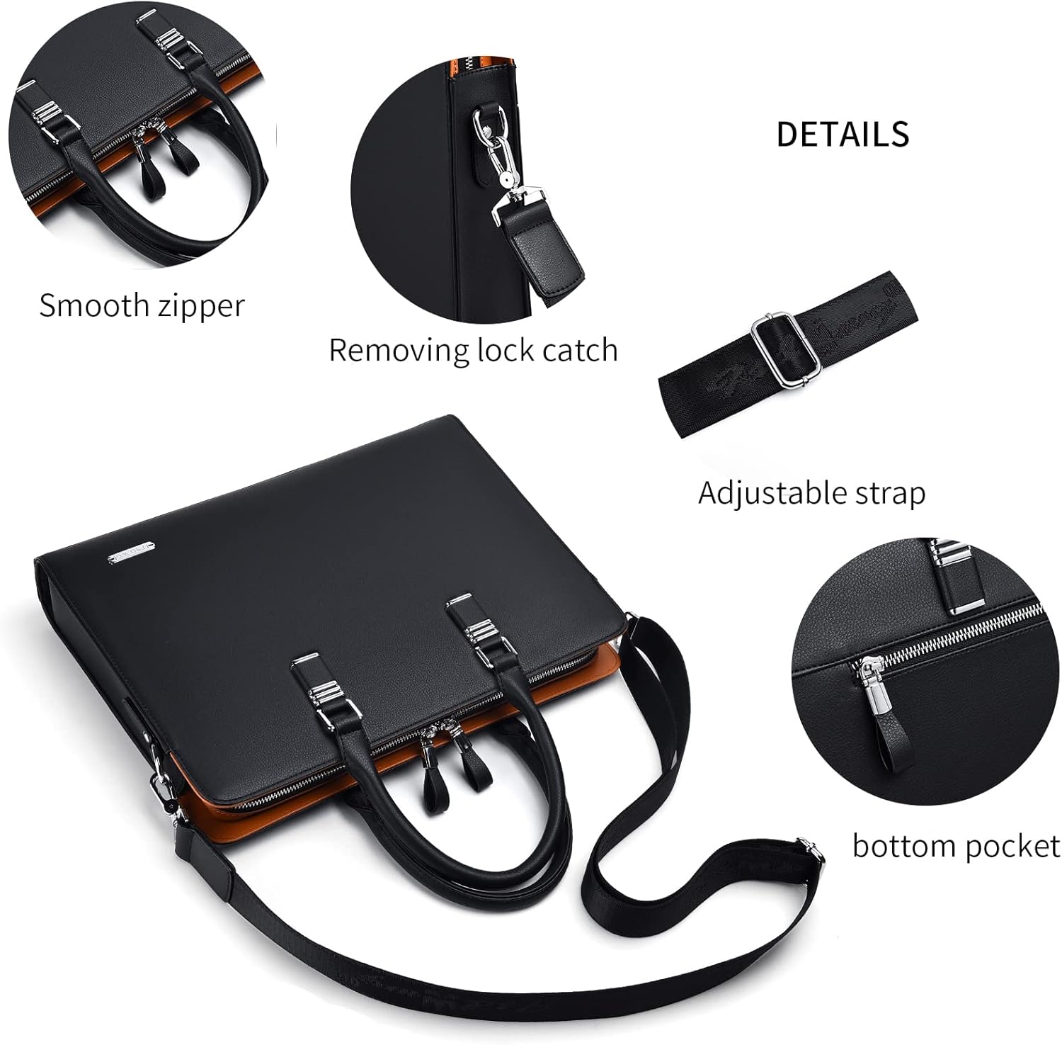 Executive Leather Laptop Case | Smart Organization for Professionals
