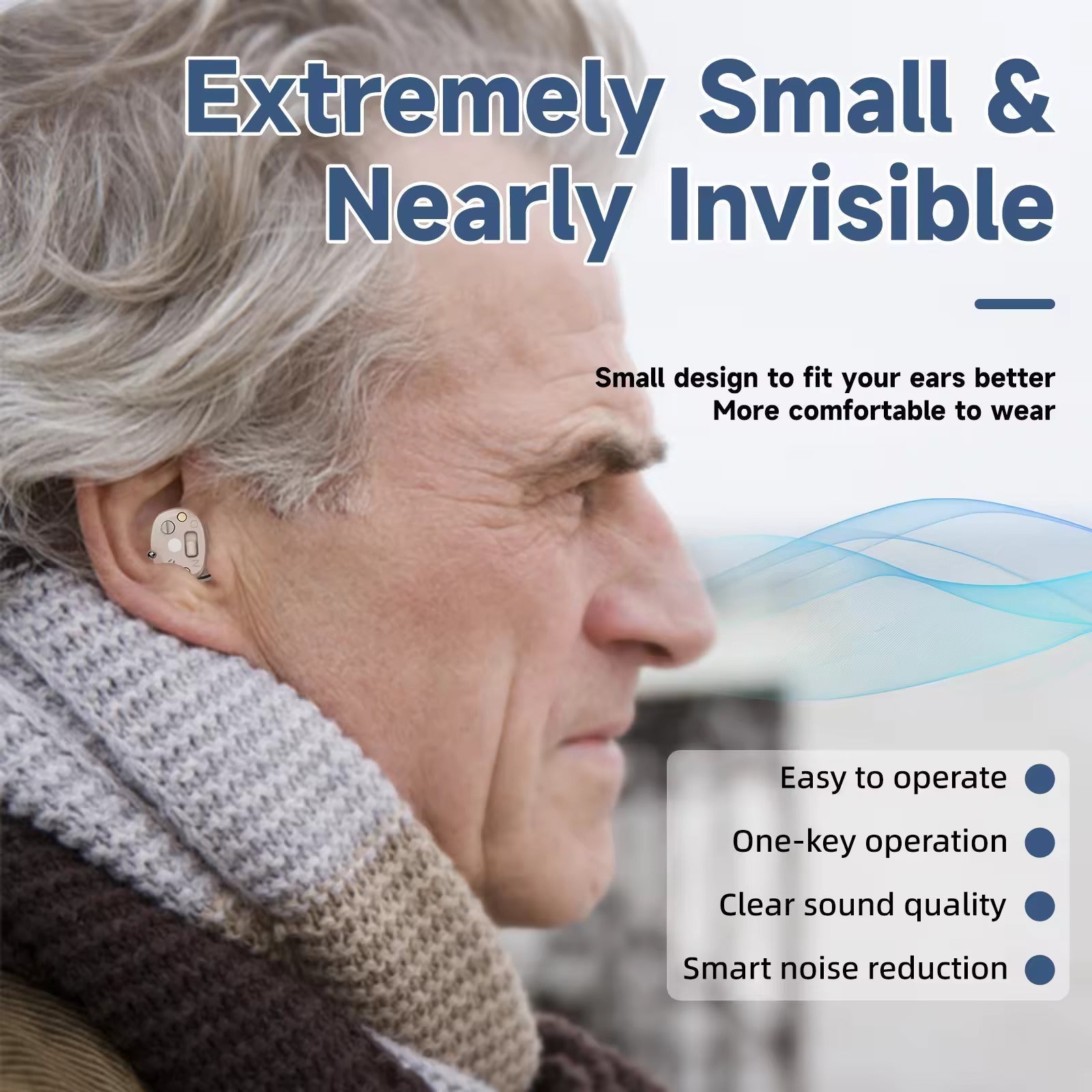 Clarity Sound Assist | Wireless Rechargeable Hearing Aids