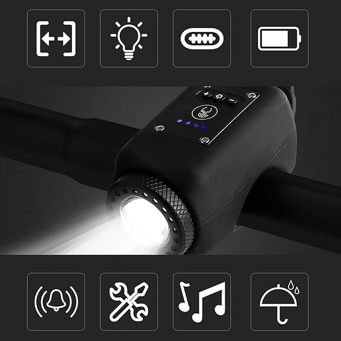 All-in-One Bicycle Light and Horn System