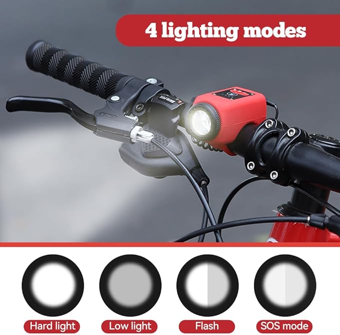 All-in-One Bicycle Light and Horn System