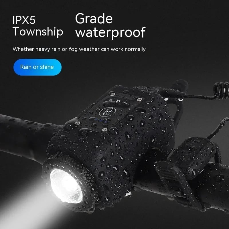 All-in-One Bicycle Light and Horn System