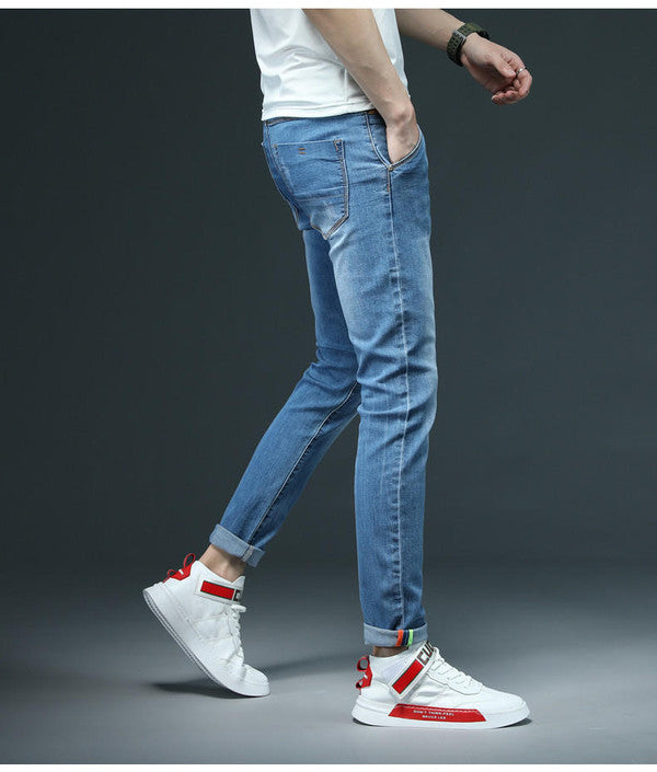 Tailored Stretch Denim Trousers for Every Occasion