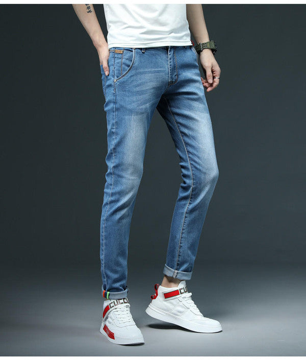 Tailored Stretch Denim Trousers for Every Occasion