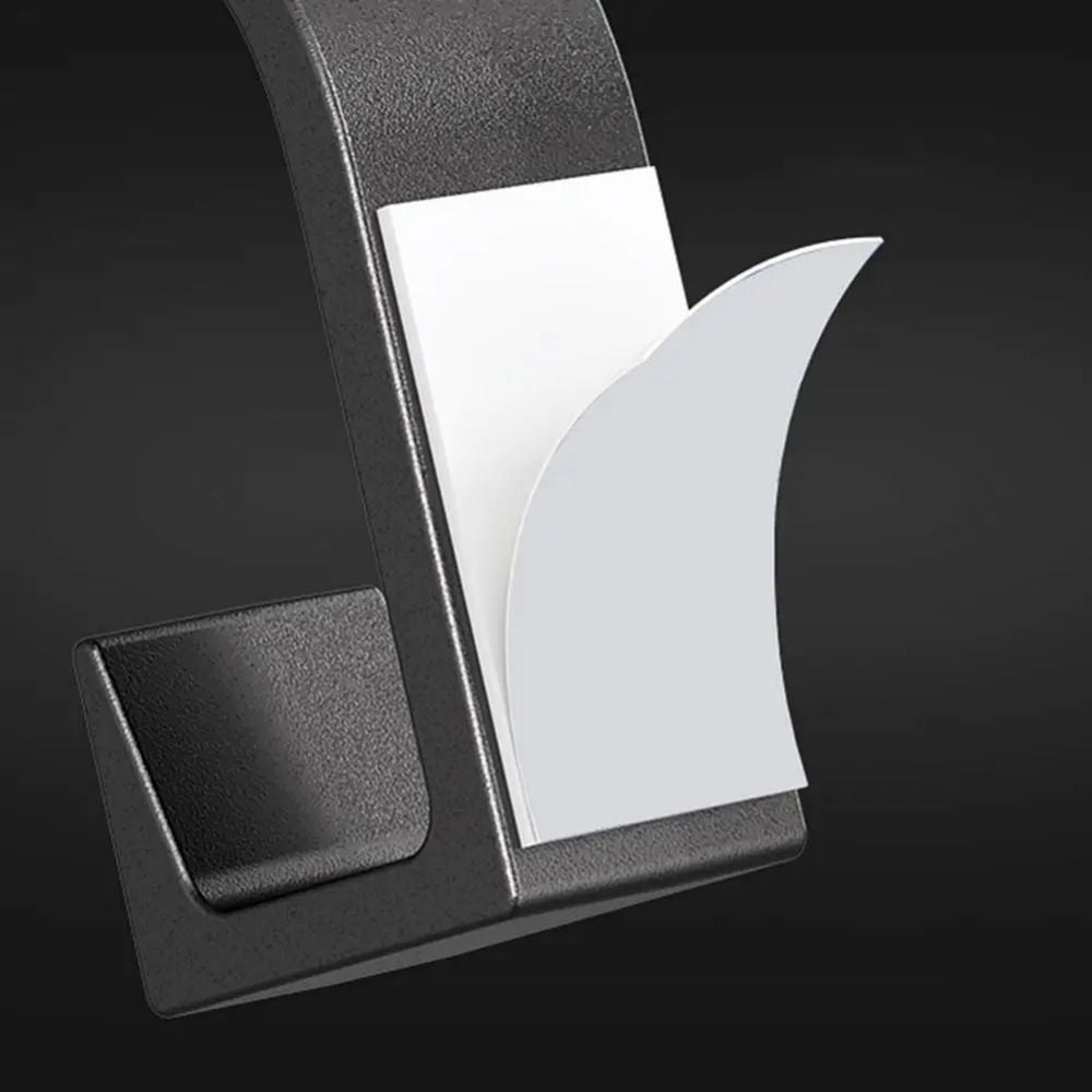 Sleek 5-Pack Adhesive Coat Hooks for Effortless Organization