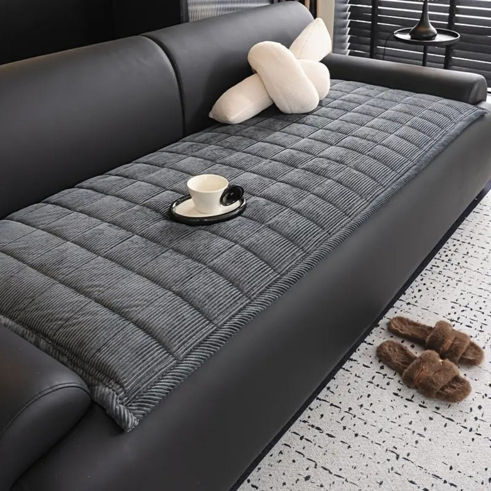 Protective Sofa Blanket – Soft Microfiber with Grip Base