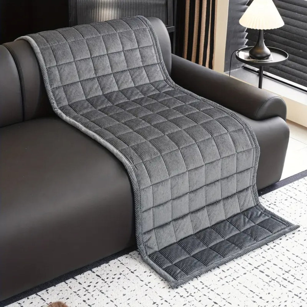Protective Sofa Blanket – Soft Microfiber with Grip Base