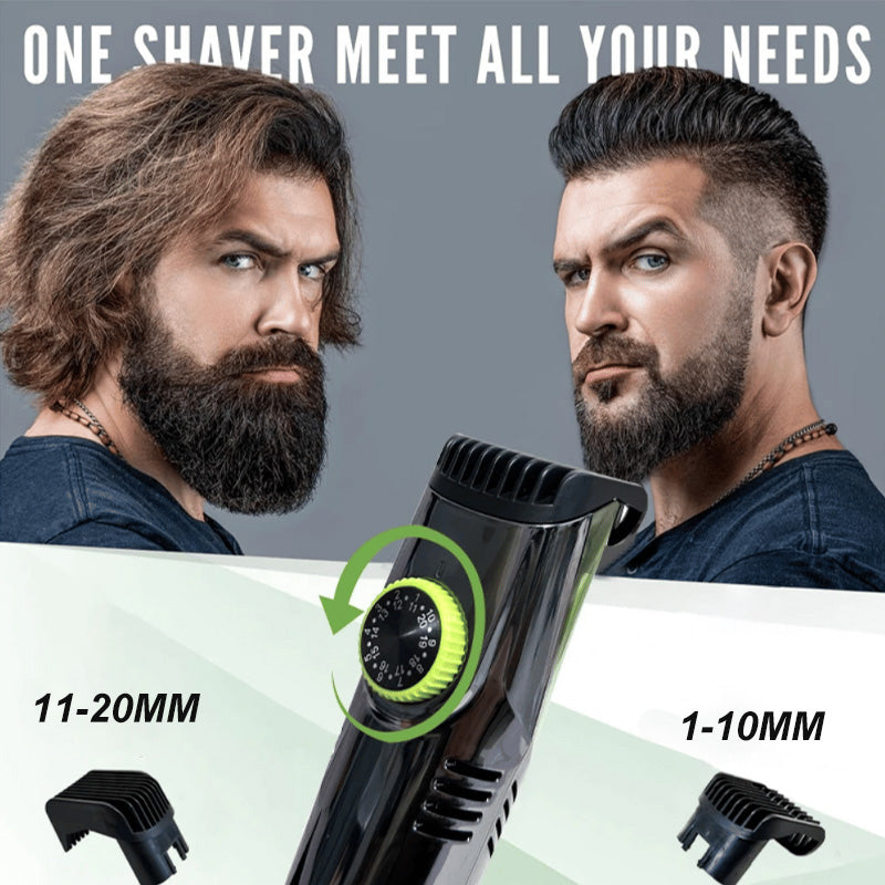 Precision Grooming Beard Trimmer with Vacuum System