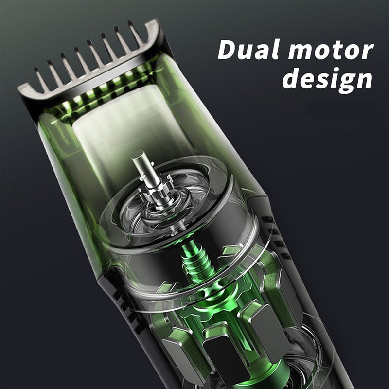 Precision Grooming Beard Trimmer with Vacuum System
