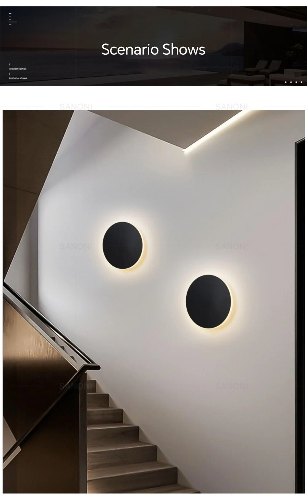 Contemporary LED Wall Light