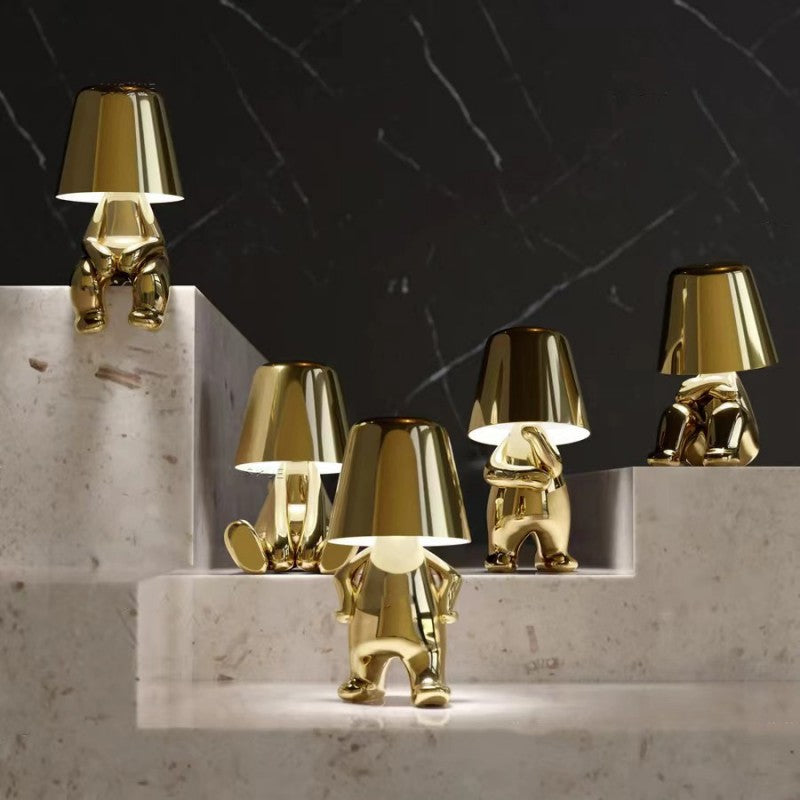 Adjustable Brightness Desk Lamp - Fun Design