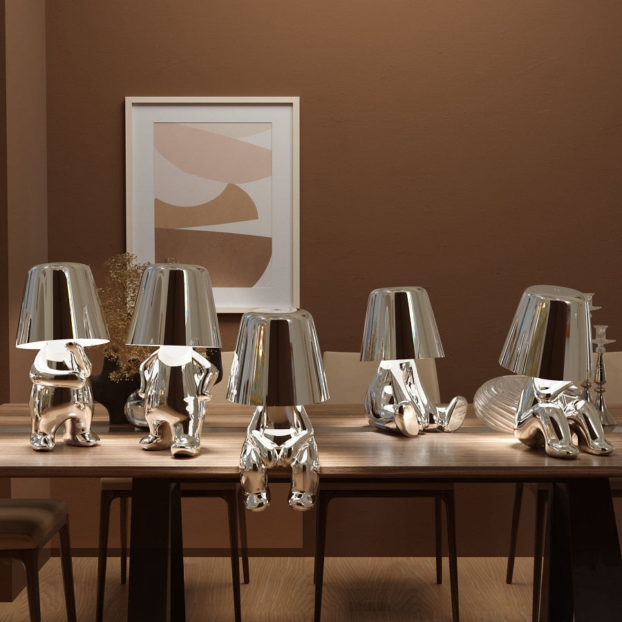 Adjustable Brightness Desk Lamp - Fun Design