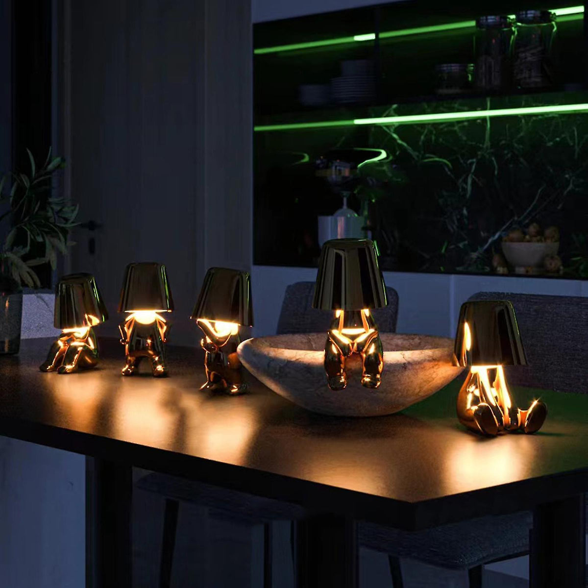 Adjustable Brightness Desk Lamp - Fun Design