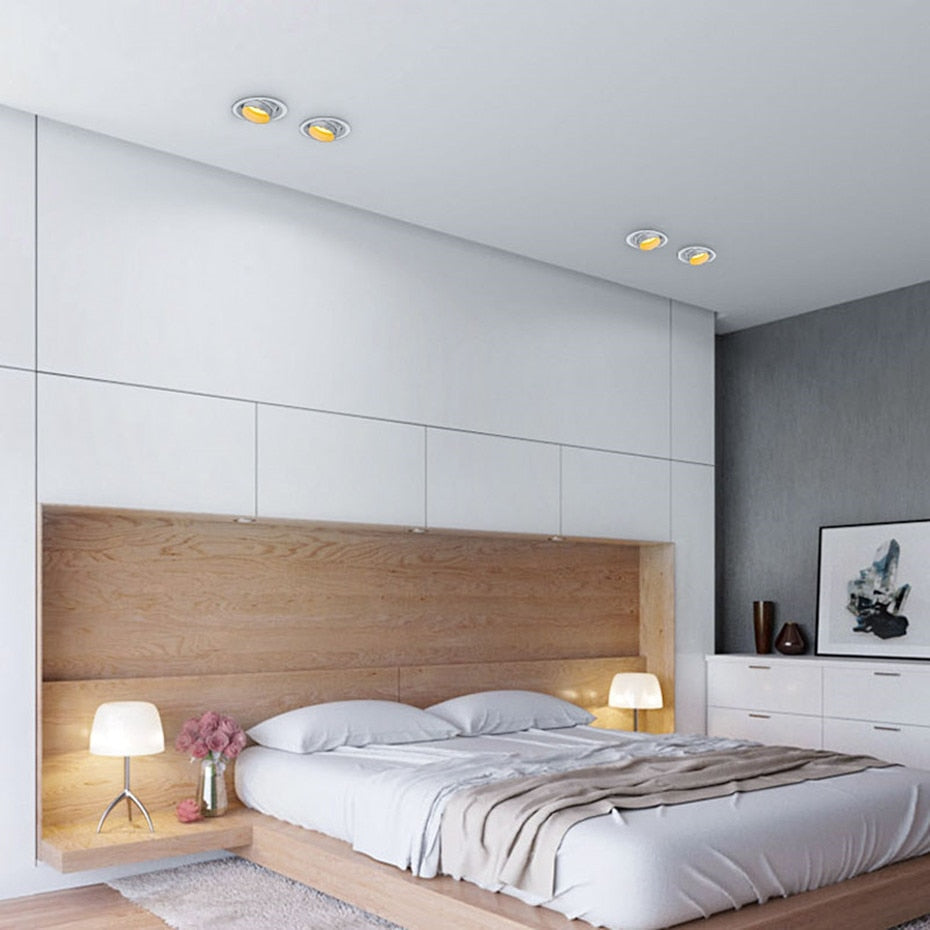 Adjustable Beam Indoor LED Ceiling Light - 5W & 10W Options