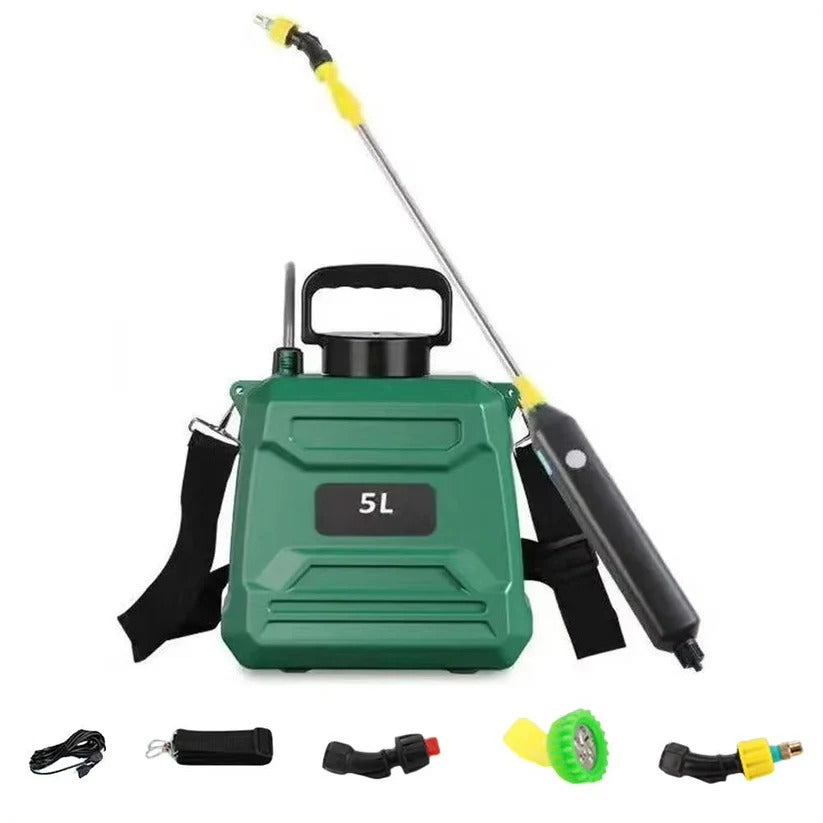 Cordless Garden Sprayer | 1.3 Gallon Capacity & Versatile Nozzles