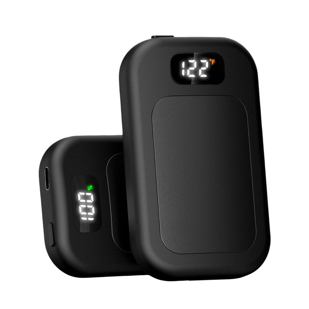 Portable Hand Warmers Duo with LED Heat Indicator