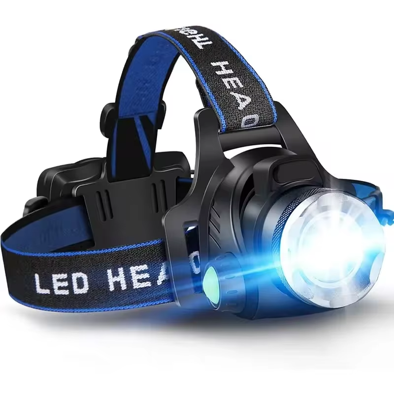 Ultimate Rechargeable Headlamp with Zoom and Waterproof Features | 2000 Lumens Brightness
