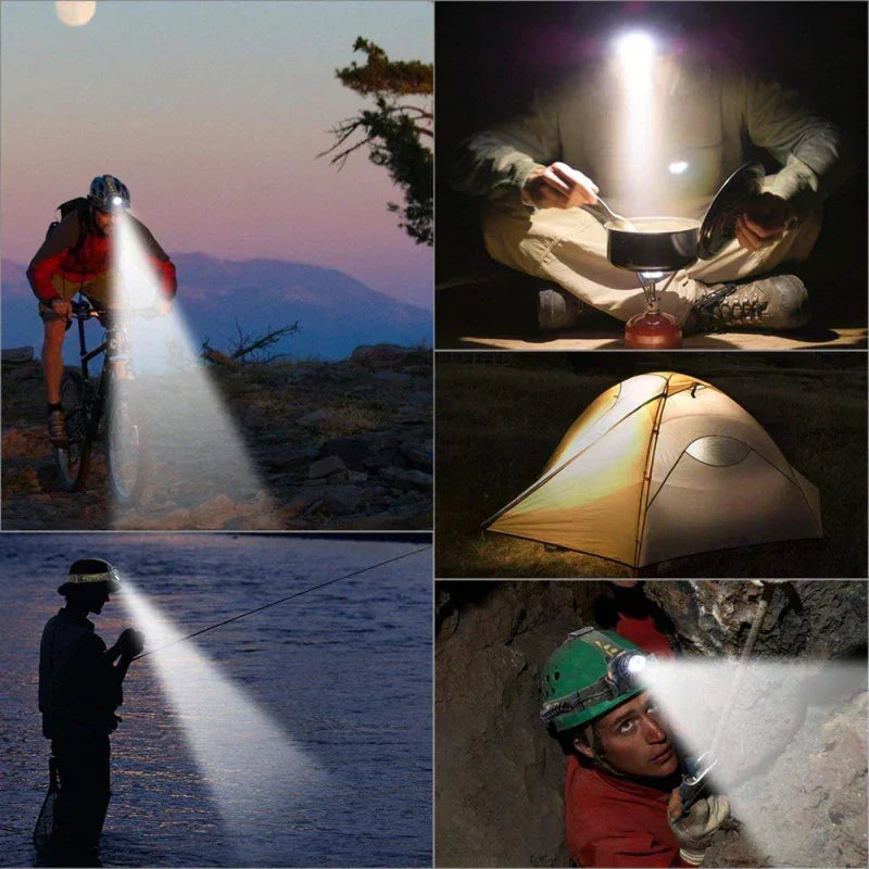 Ultimate Rechargeable Headlamp with Zoom and Waterproof Features | 2000 Lumens Brightness