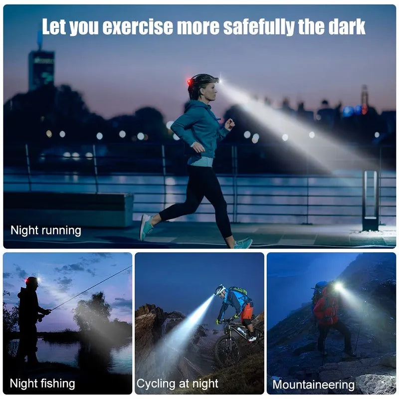 Ultimate Rechargeable Headlamp with Zoom and Waterproof Features | 2000 Lumens Brightness