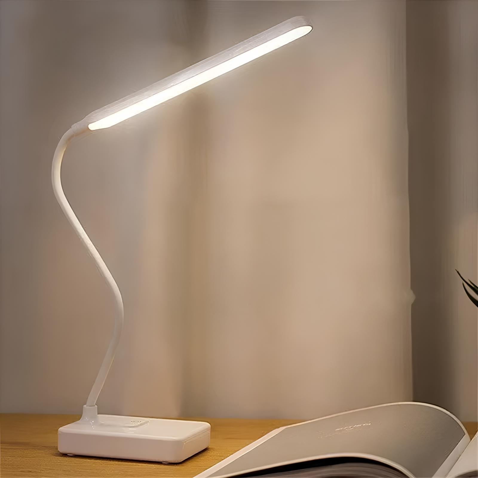 Versatile Rechargeable Desk Light with Adjustable Arm & Dimming