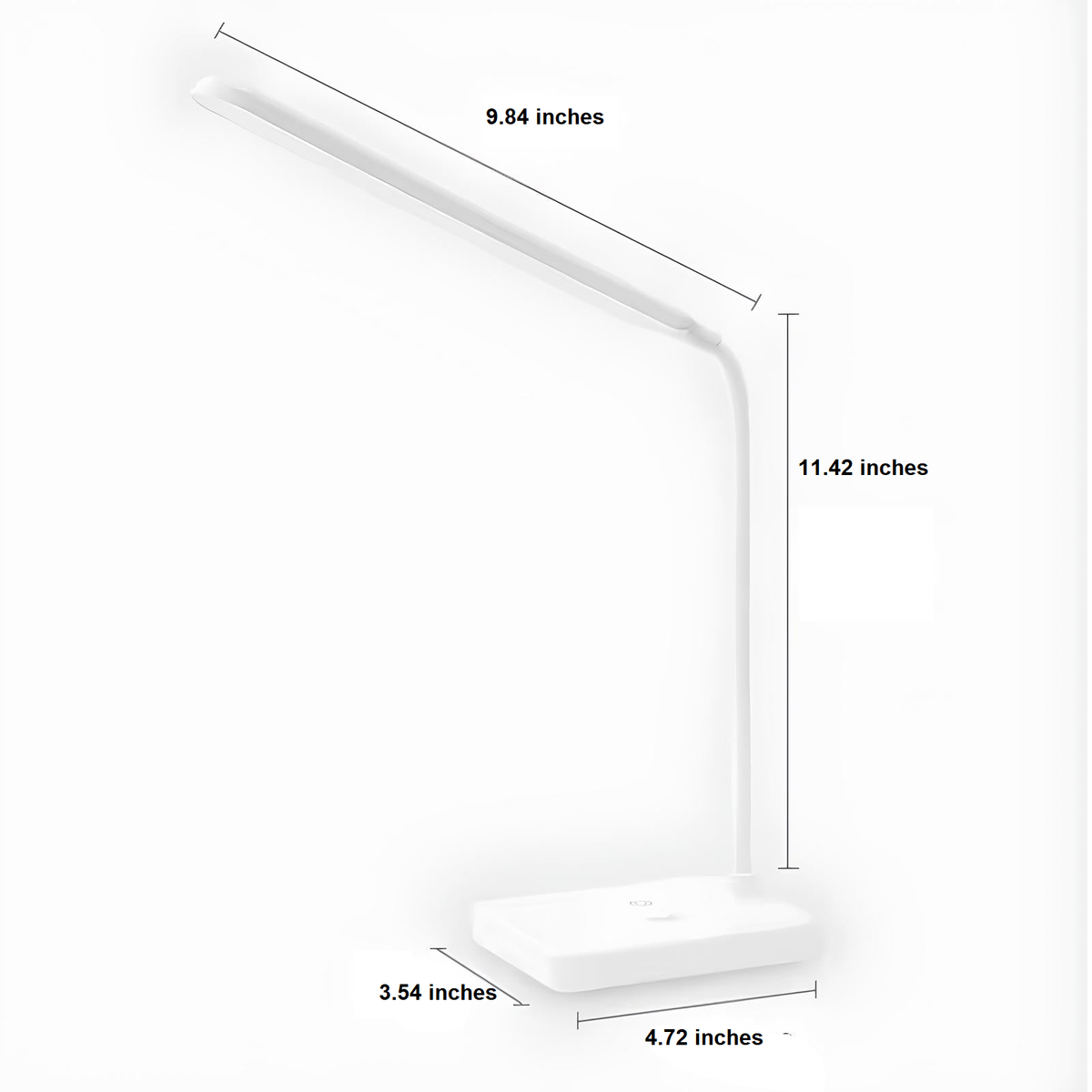 Versatile Rechargeable Desk Light with Adjustable Arm & Dimming