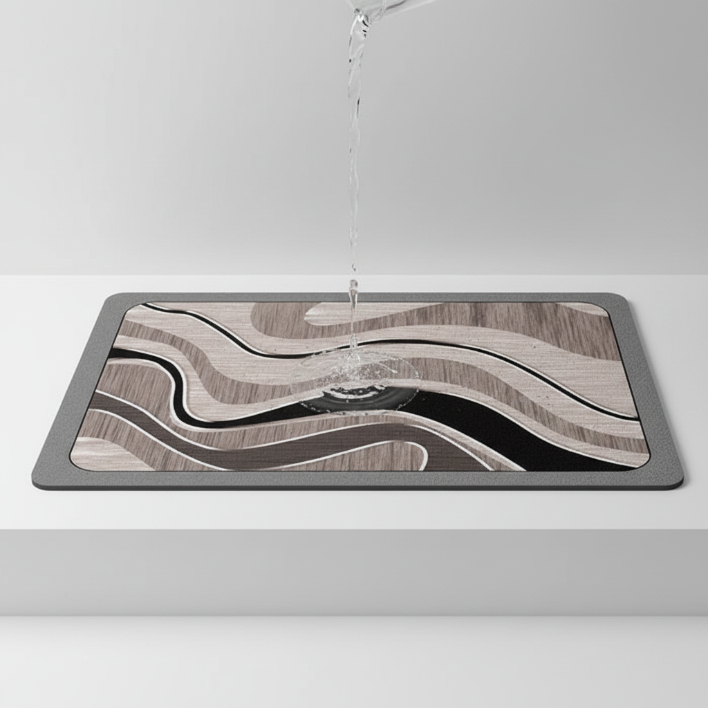 Quick-Drying Rectangular Bath Rug