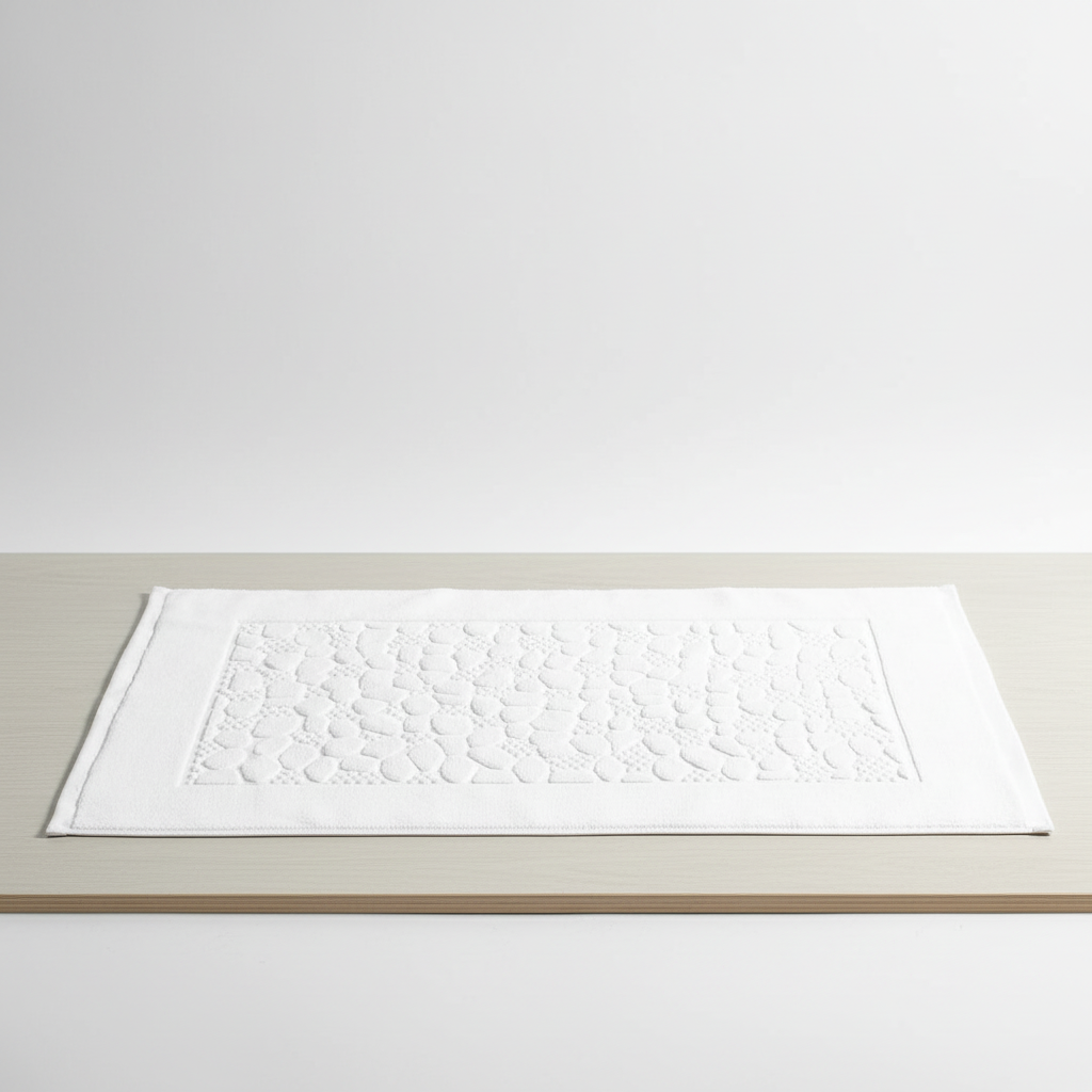 Cotton Bath Mat in Rectangular Shape