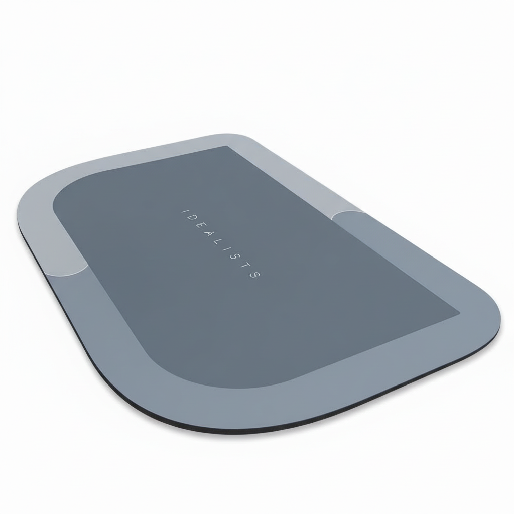Non-Slip Rectangular Bath Mat for Safe Showering