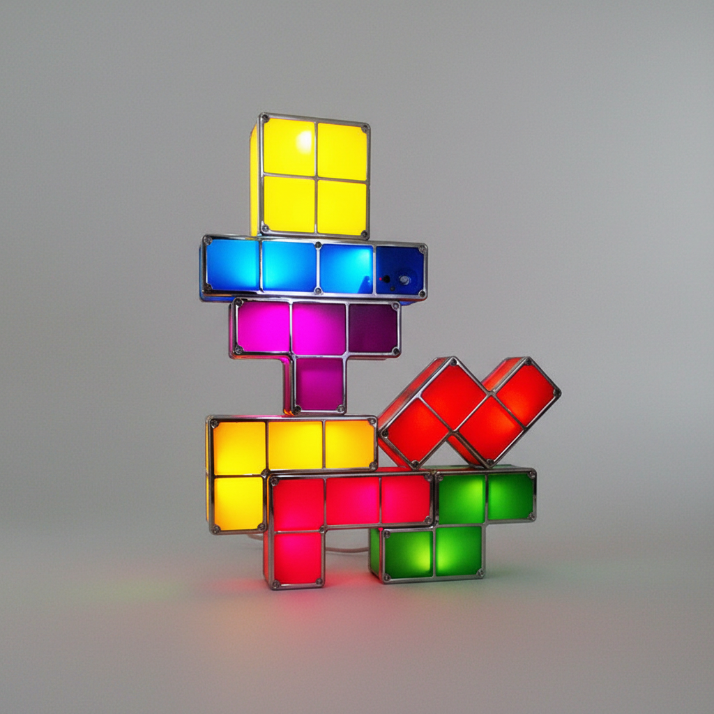 Pixel Art Style Light for Retro Gaming Decor