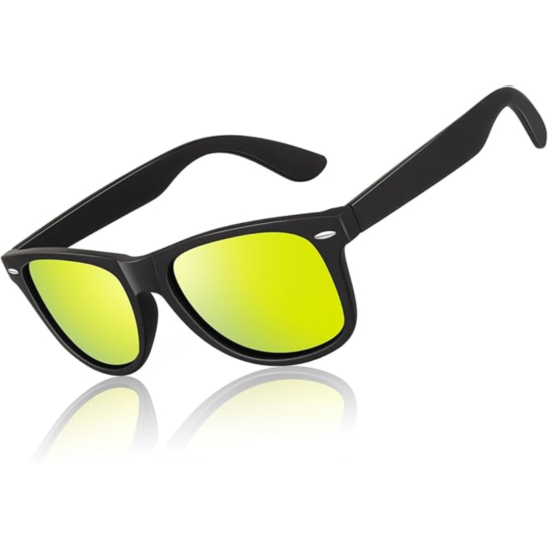 Vintage-Inspired Polarized Sunglasses with UV Protection