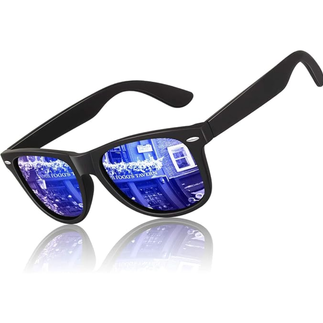 Vintage-Inspired Polarized Sunglasses with UV Protection