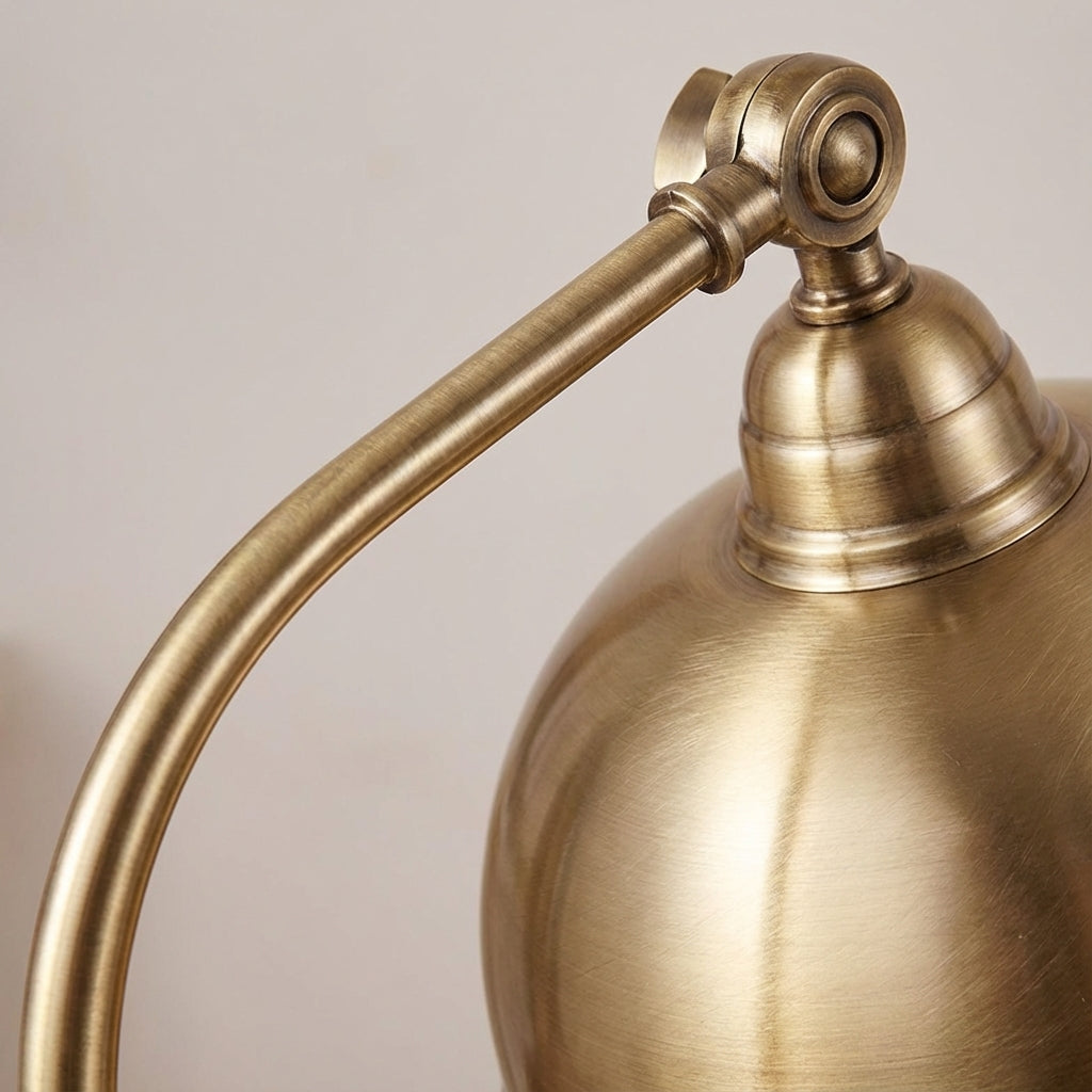 Brass Table Lamp with Vintage Design