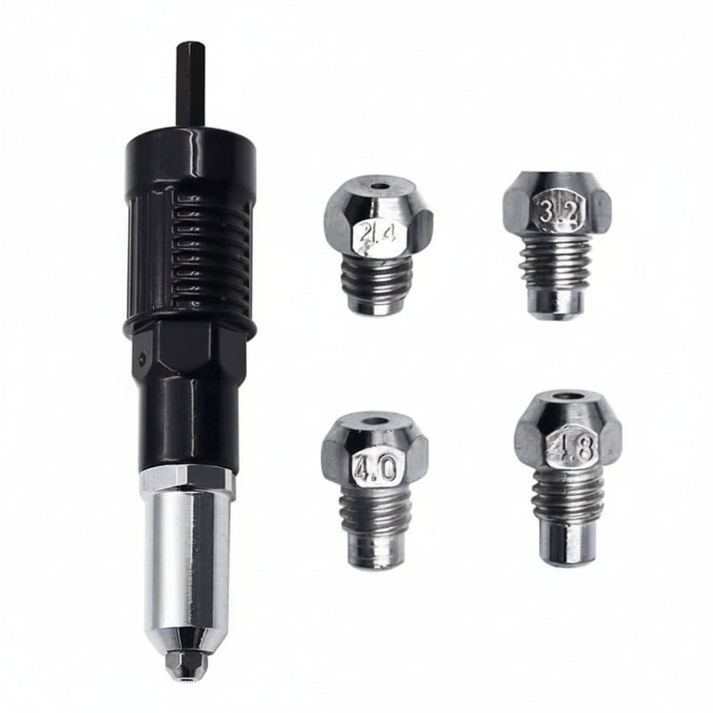Multi-Use Riveting Tool Attachment for Electric Drills