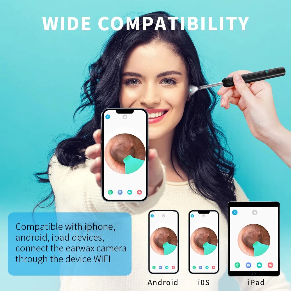 Smart Ear Cleaning Tool with Camera Integration