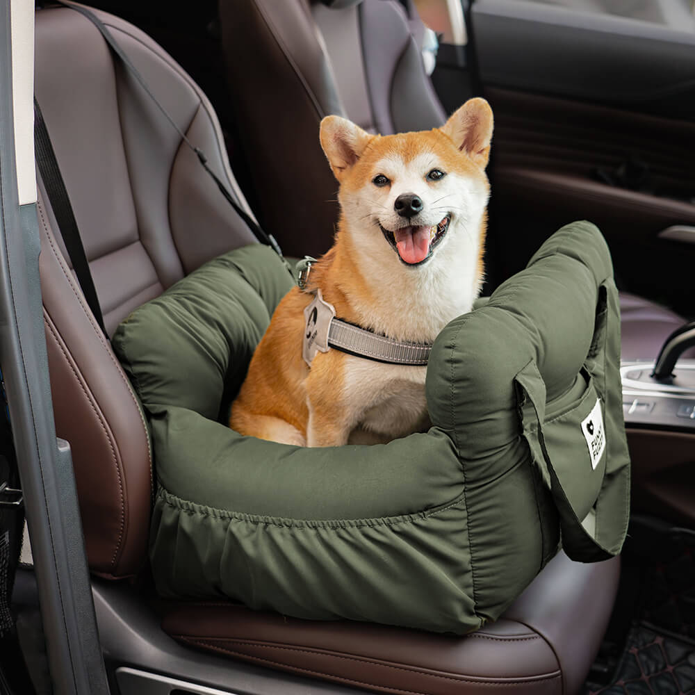 TravelBuddy Pet Booster | Comfortable Car Bed with Safety Features