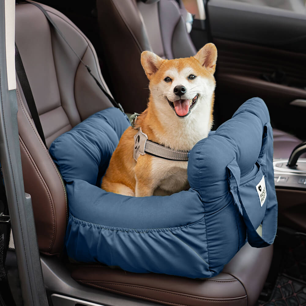 TravelBuddy Pet Booster | Comfortable Car Bed with Safety Features