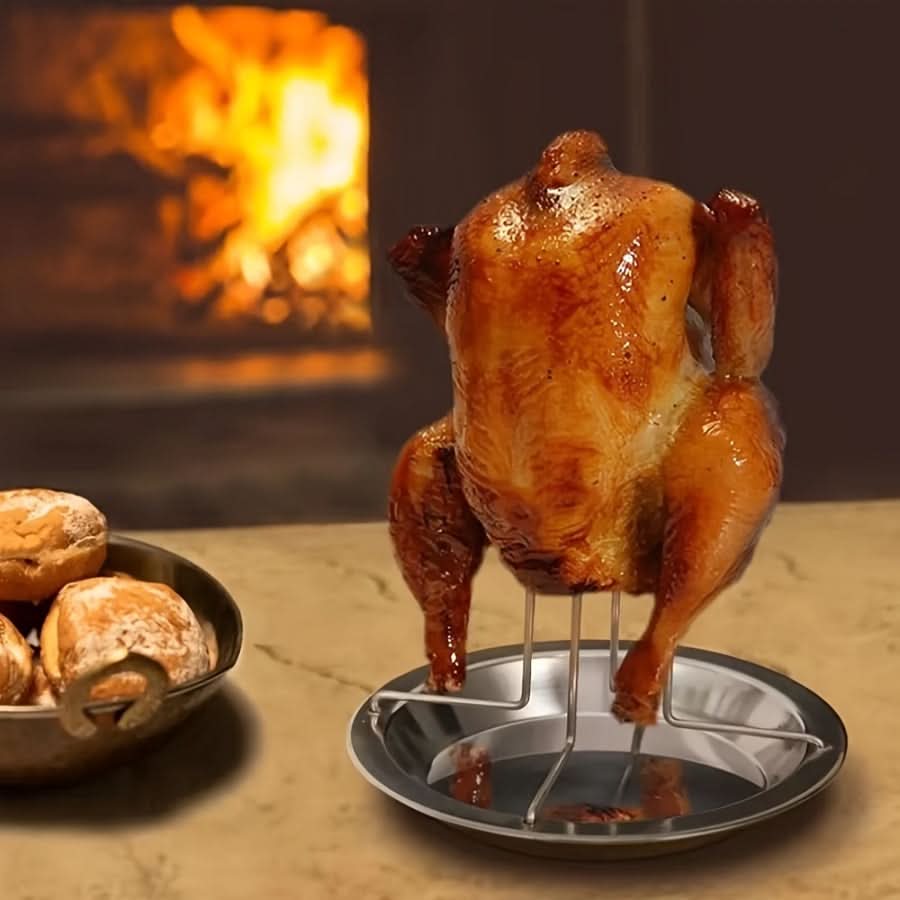 CrispMaster - Vertical Roasting Rack for Perfectly Juicy Chicken
