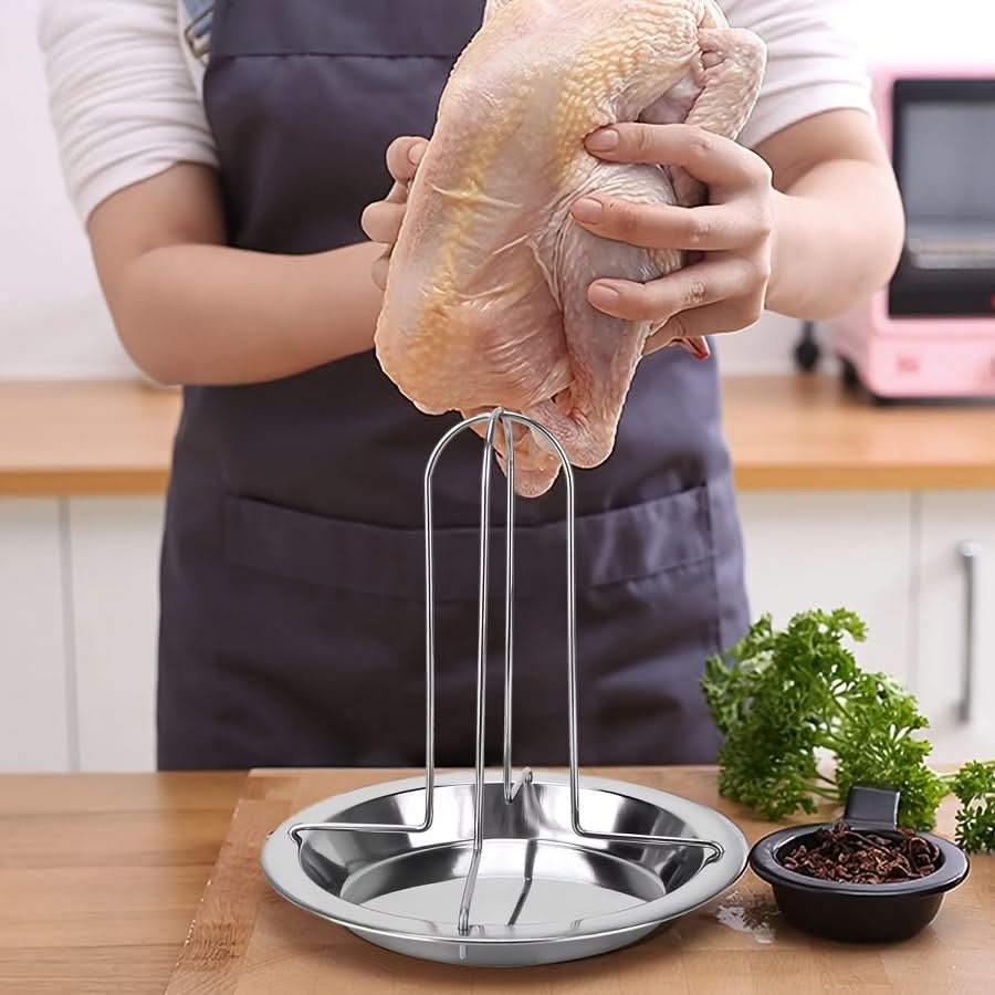 CrispMaster - Vertical Roasting Rack for Perfectly Juicy Chicken