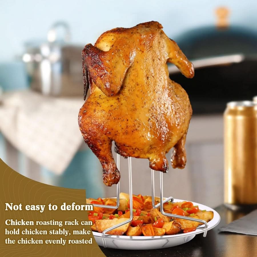 CrispMaster - Vertical Roasting Rack for Perfectly Juicy Chicken
