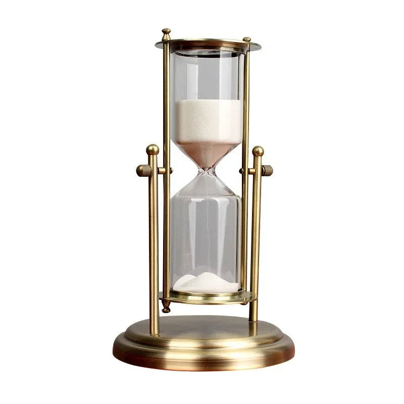 Elegant Sand Timer with Rotating Display for Home and Office