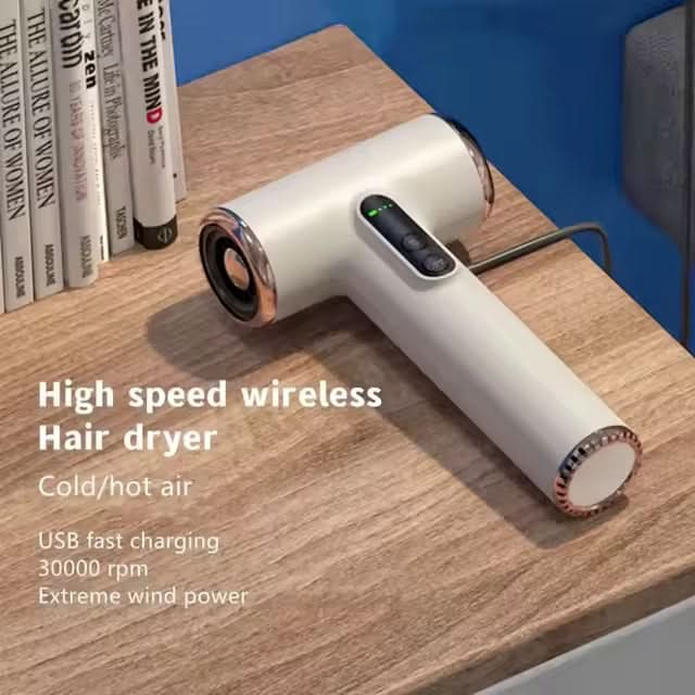 SwiftDry Portable Cordless Hair Dryer for Quick Styling