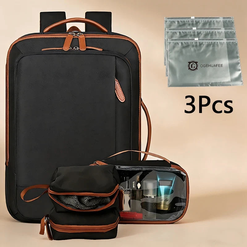 Versatile 36-55L Expandable Laptop Backpack – Perfect for Travel and Work