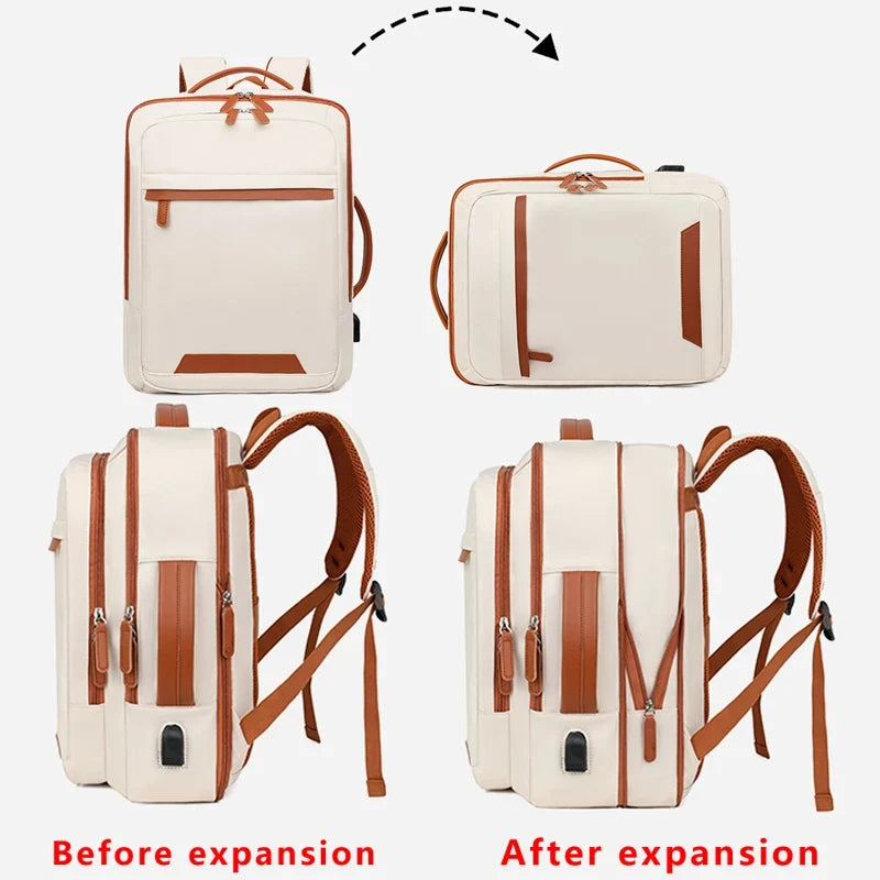 Versatile Expandable Travel Backpack – 20-35L Lightweight Design