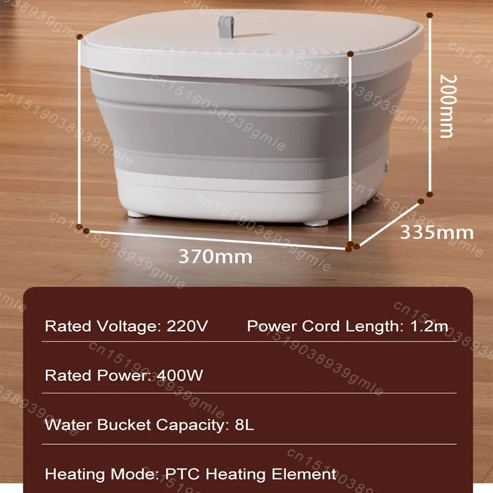 Soothing Comfort Electric Foot Soaker with Constant Warmth