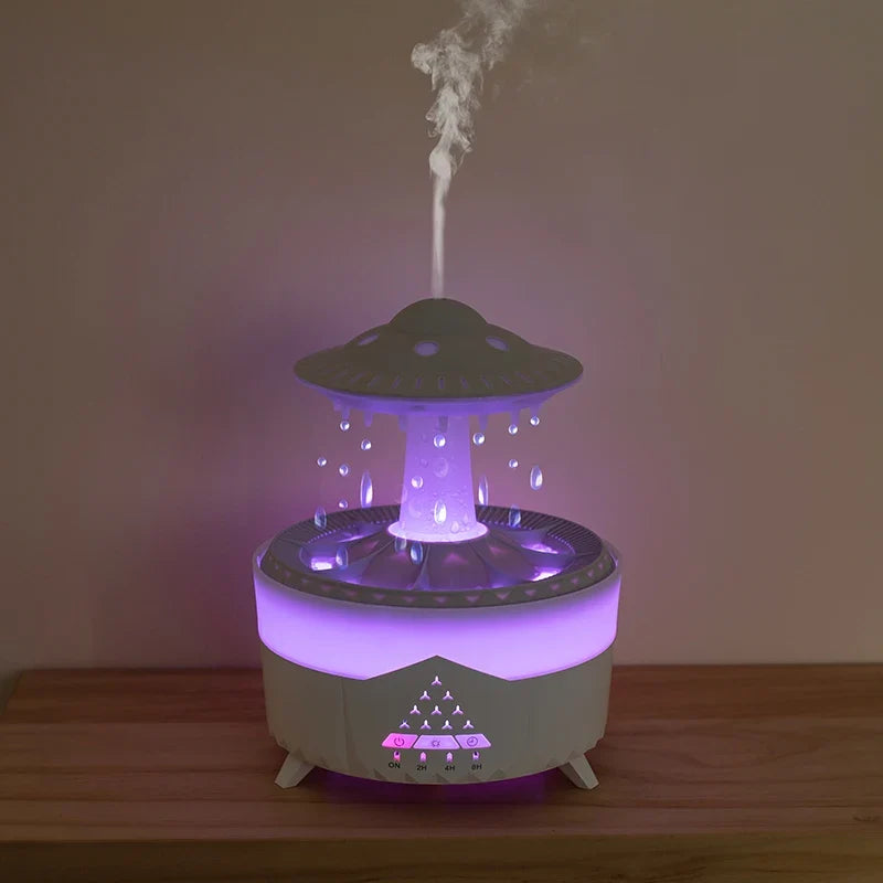 AquaGlow 350ML Portable USB Humidifier with Remote Control